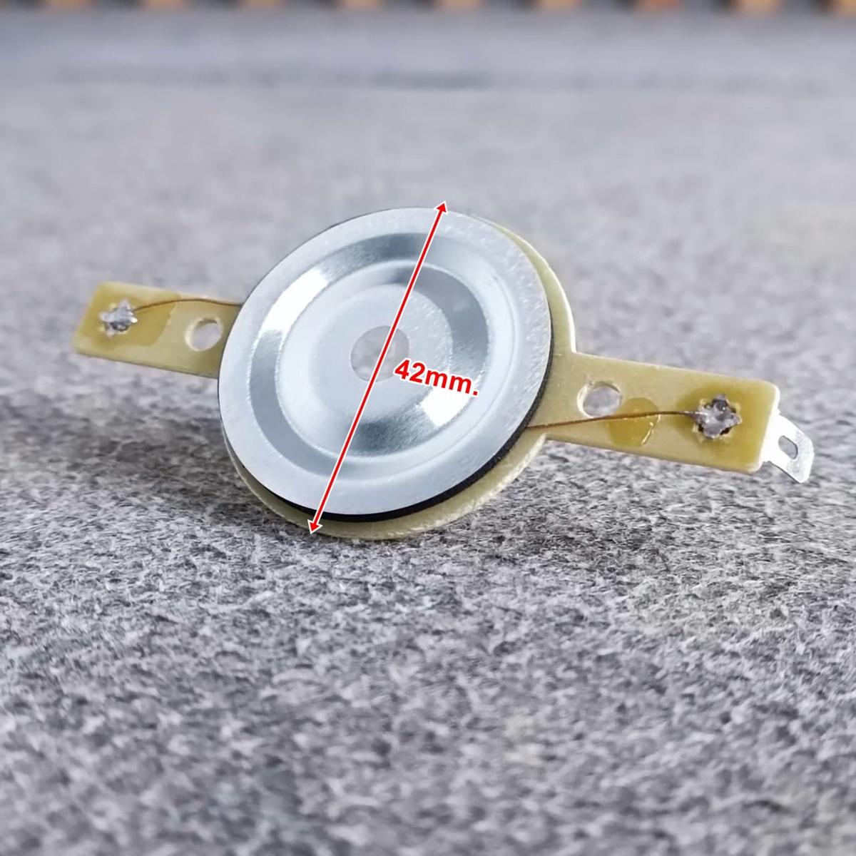 วอยซ์ แหลมจาน สีเงิน VOICE วอยซ์ เสียงแหลม วอยซ์แหลมจานไทเทเนียมเงิน สำหรับแหลมจาน 4 นิ้ว เอไอ-ไพศาล