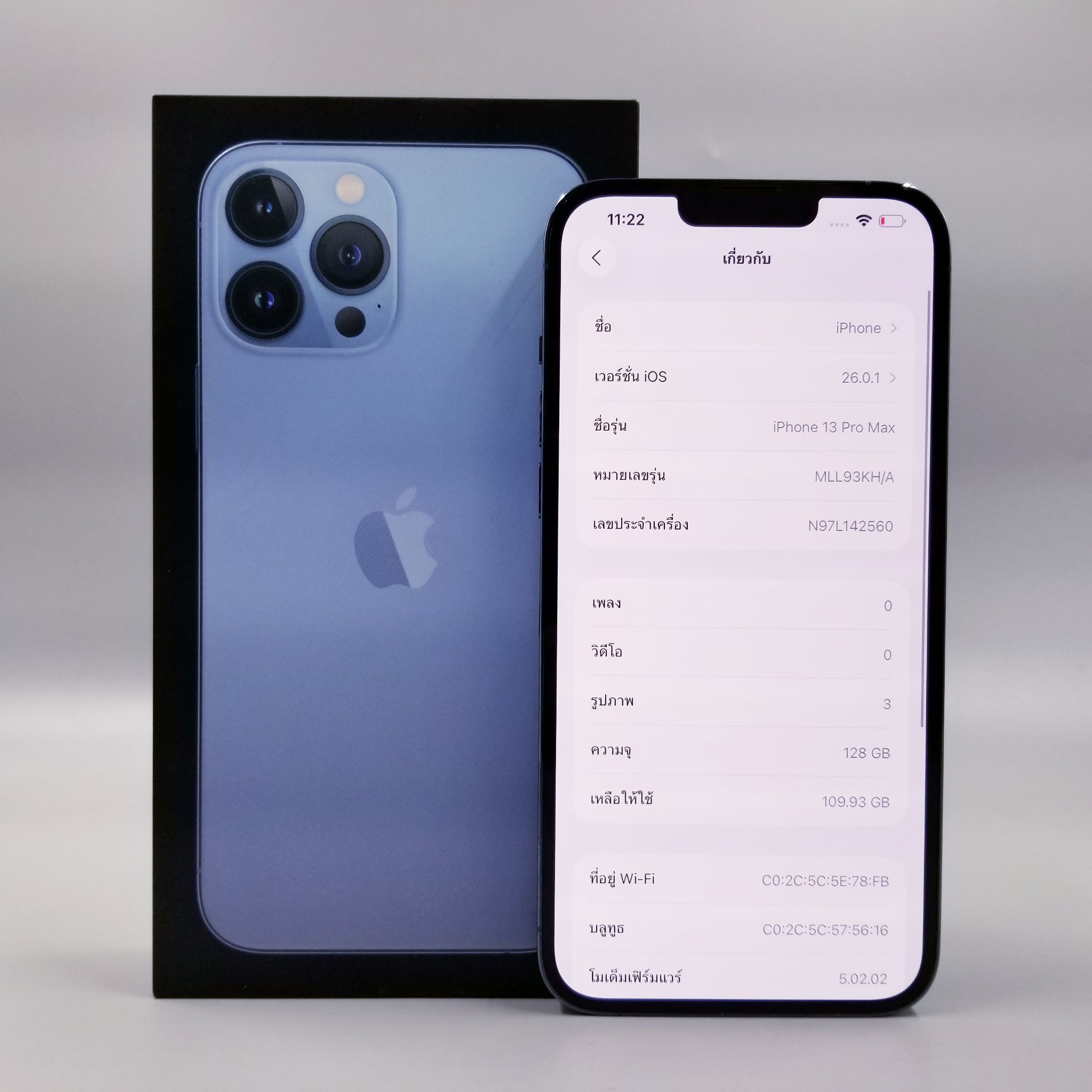 🐳 iPhone 13 Pro Max 128GB Sierra Blue 🐳 🌈 รีบเลย! 13PM #จอใหญ่ #แบต100% ราคาสุดคุ้ม!! 🌈