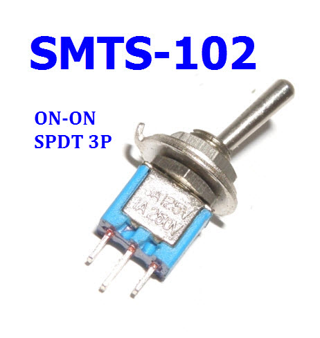 SMTS-103 3A 125VAC ( ON-ON /SPDT/ 3P)