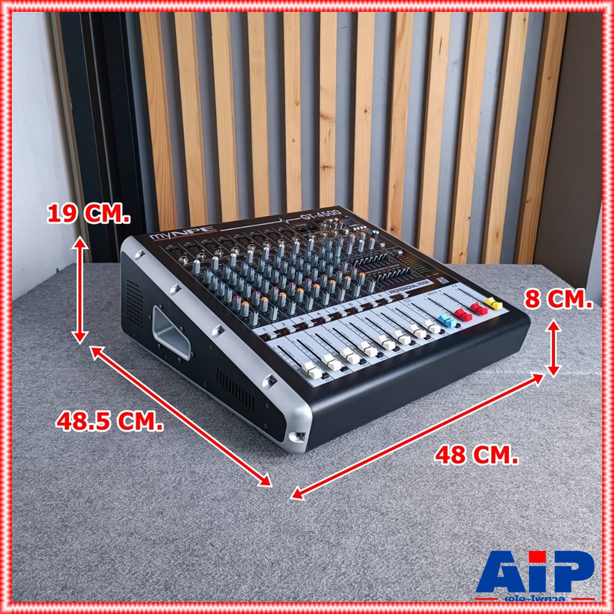 MYNPE GT-4500 POWERMIX USB/BT 4x500w เครื่องปรับแต่งเสียง เพาเวอร์มิกซ์ GT4500 GT 4500 มิกซ์ มิกเซอร์ เครื่องเสียง