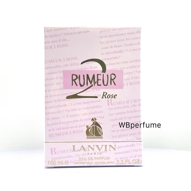 น้ำหอมแท้100% Lanvin Rumeur 2 Rose EDP for Women 100 ml