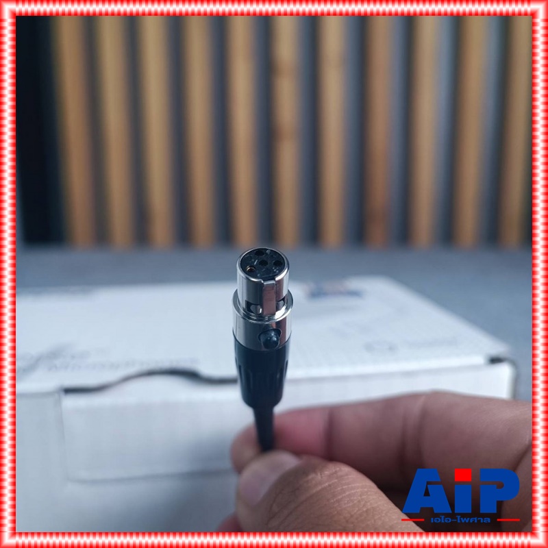 SHURE CVL-B/C-TQGไมค์หนีบ +++ ไมโครโฟนหนีบปกเสื้อ หัวเชื่อมต่อแบบ TQG CVL B/C TQG CVLB/CTQG ไมค์ชนิดแบบ คอนแดนเซอร์ เอไอ-ไพศาล+++