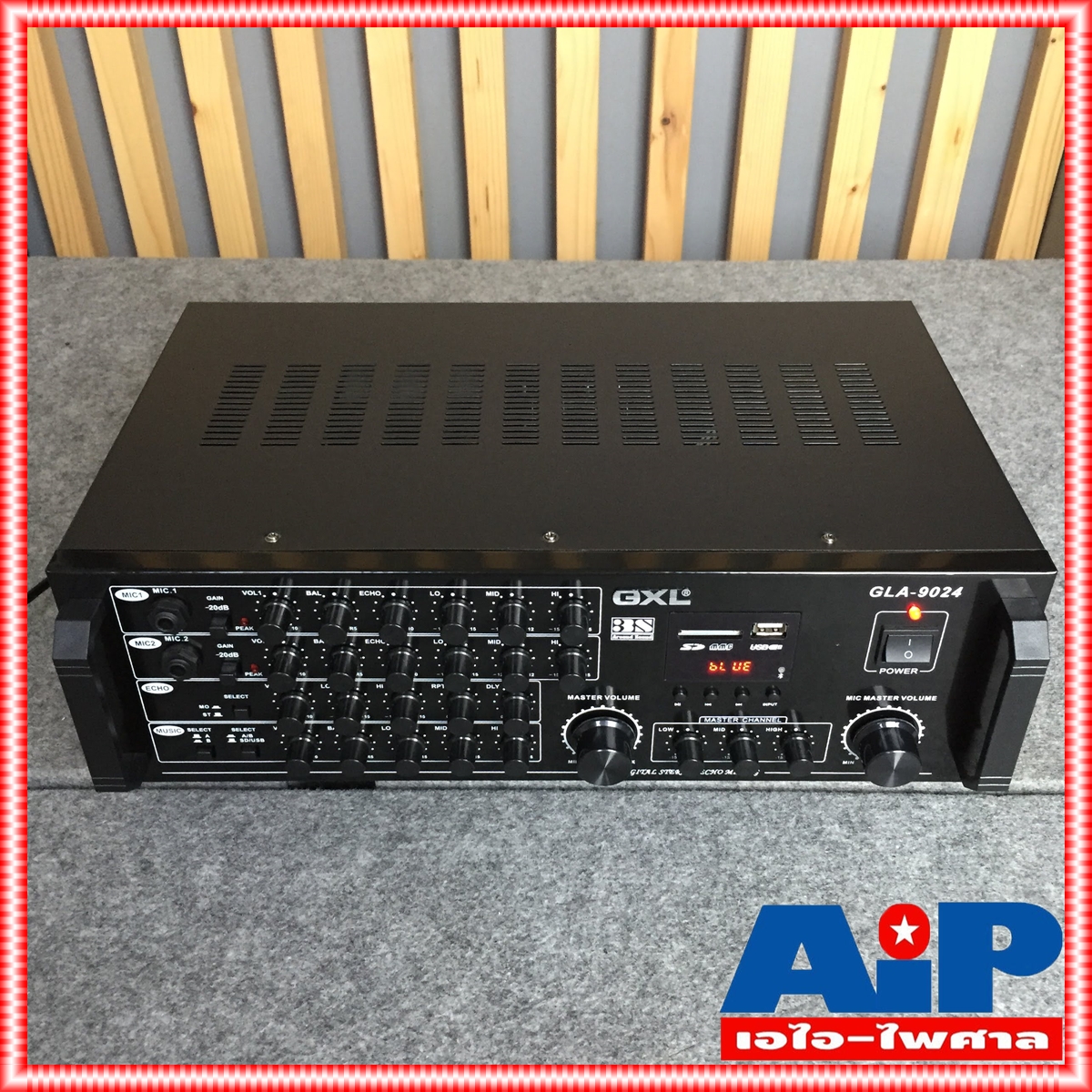 GXL GLA9024 NEW แอมป์ BLUETOOTH GLA 9024 NEW GLA-9024 แอมป์คาราโอเกะ เครื่องขยายเสียง บลูทูธ USB