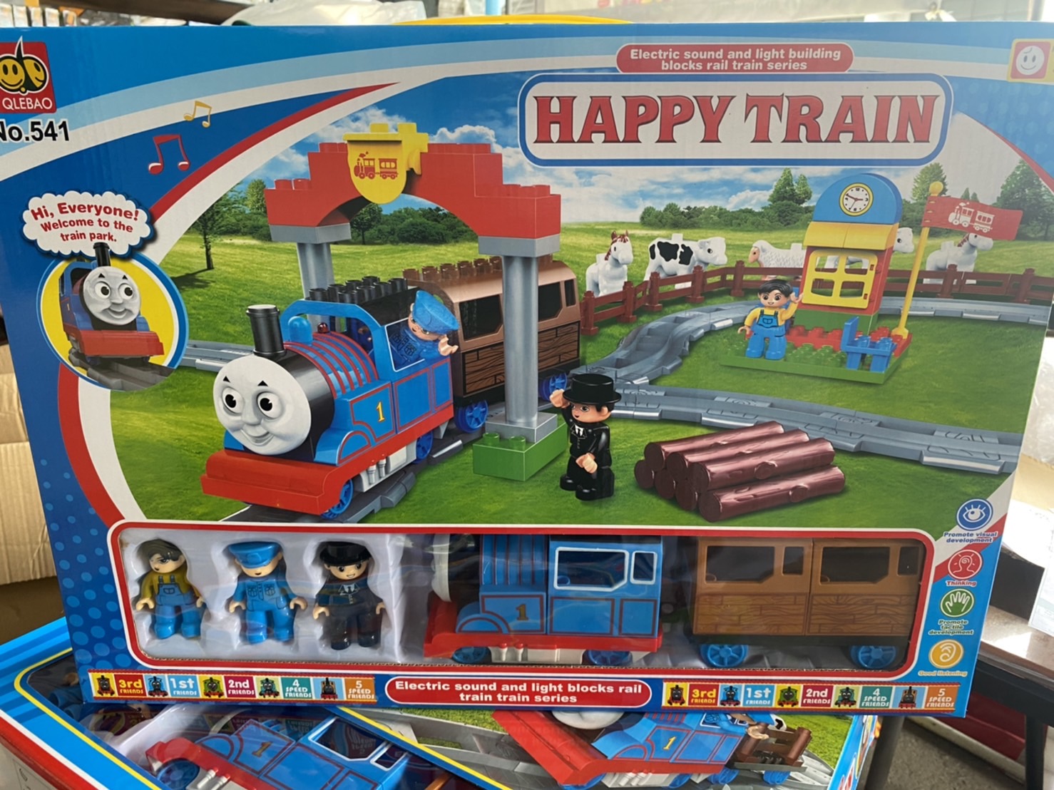 541 ของเล่นเด็กรางรถไฟโทมัสใส่ถ่าน โธมัสพร้อมราง งานจีน