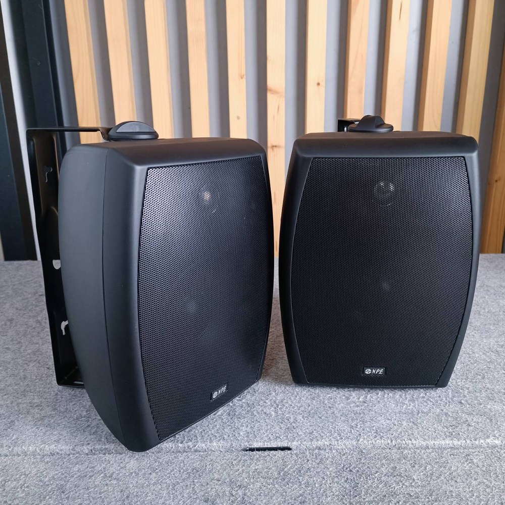 สีดำ NPE NP-602T ตู้ลำโพง มีLINE ตู้ ลำโพง แขวน ผนัง ลำโพงติดผนัง NP602T NP 602 T NP-602 เอไอ-ไพศาล