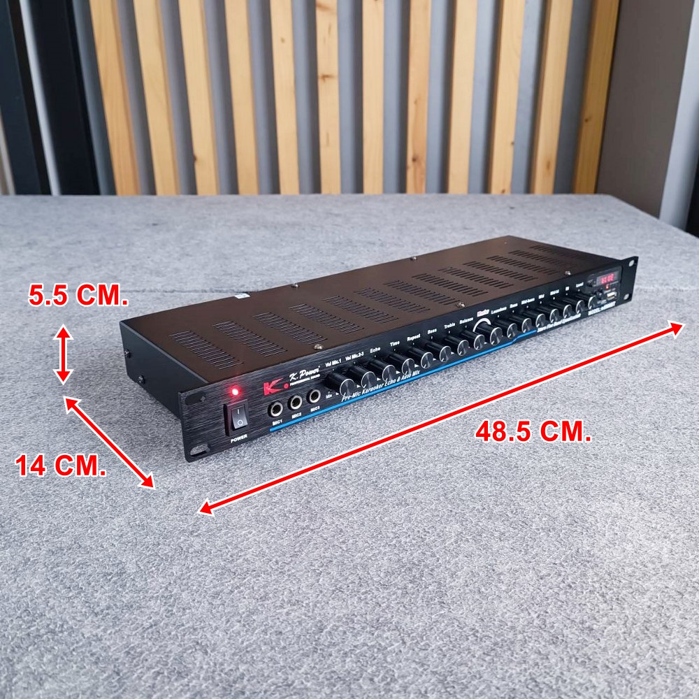 K.POWER SD-999BT ปรี USB บูลทูธ ปรีแอมป์เครื่องเสียงกลางแจ้ง ปรีคาราโอเกะ ปรีแอมป์บลูทูธ เครื่องแต่งเสียง SD 999BT SD999BT เอไอ-ไพศาล