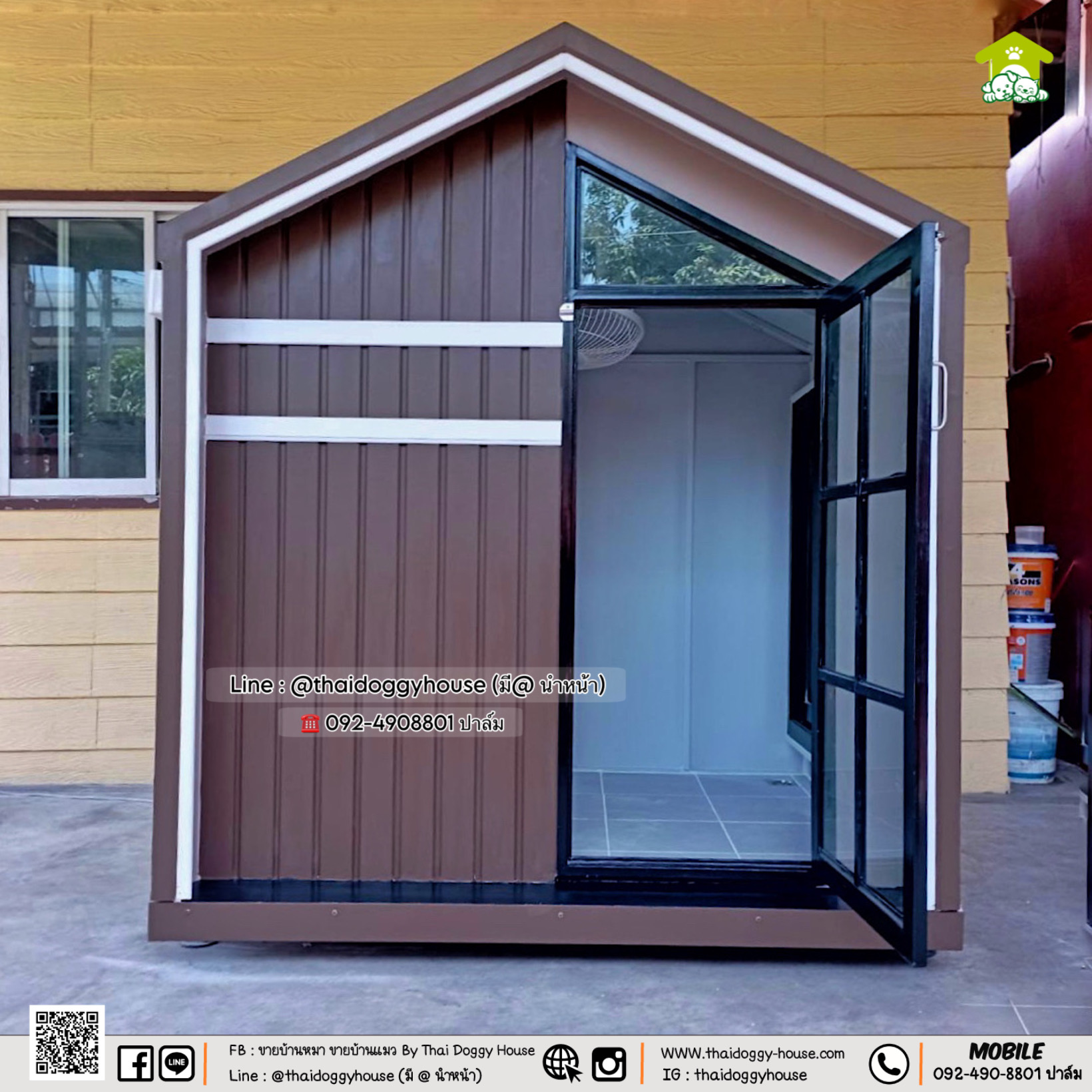 บ้านหมา บ้านแมว บ้านสัตว์เลี้ยง 𝐓𝐡𝐚𝐢 𝐝𝐨𝐠𝐠𝐲 𝐡𝐨𝐮𝐬e แบบบ้าน 𝗠𝗜𝗡𝗜𝗠𝗔𝗟