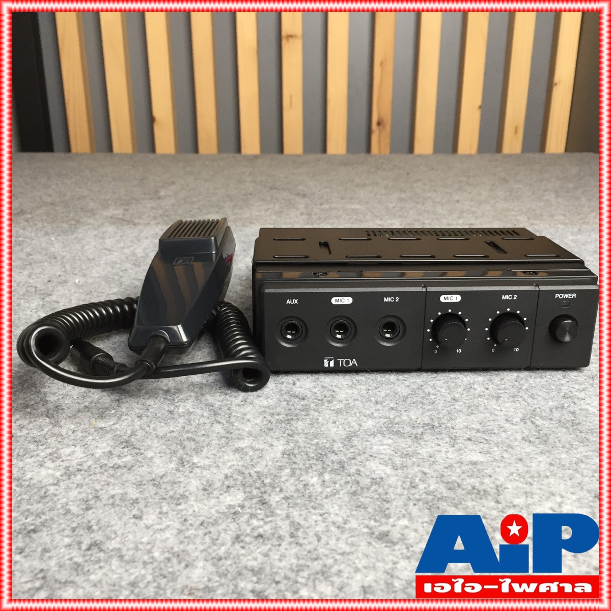 TOA CA-160 CAR AMPLIFIER แอมป์ติดรถยนต์ พร้อมไมค์ แอมป์ประชาสัมพันธ์ CA160 แอมป์ประกาศติดรถ เอไอ-ไพศาล