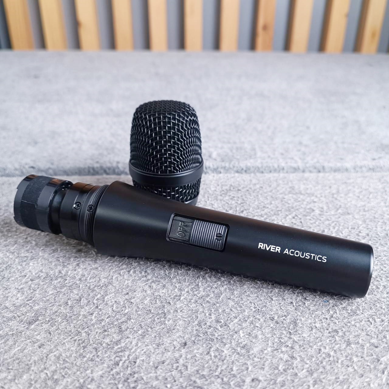 River Acoustics KM-1 ไมโครโฟน ร้องเพลง ปาร์ตี้ คาราโอเกะ / พูด เสียงคมชัด ราคาย่อมเยา KM1 KM 1 เอไอ-ไพศาล