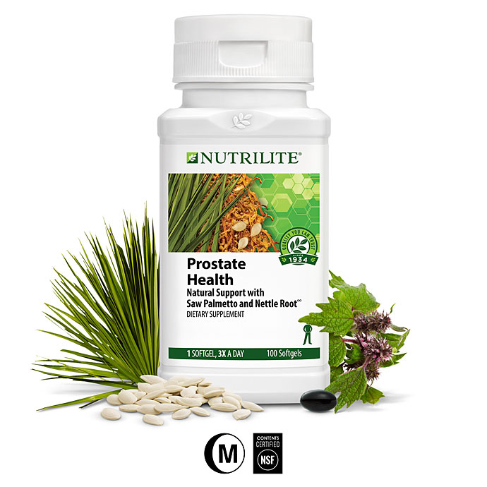 Nutrilite Prostate Health บรรจุ 100 tablets ช่วยฟื้นฟูบำรุงสุขภาพต่อมลูกหมากและฟื้นฟูระบบทางเดินปัสสาวะ