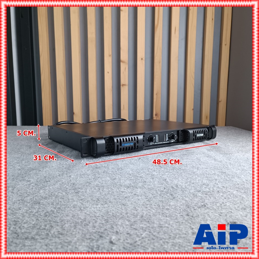 PROEUROTECH D-22500 poweramp พาวเวอร์แอมป์ 2 ช่อง ขนาดความสูง 1U สวิทช์ชิ่ง D 22500 D22500 เอไอ-ไพศาล