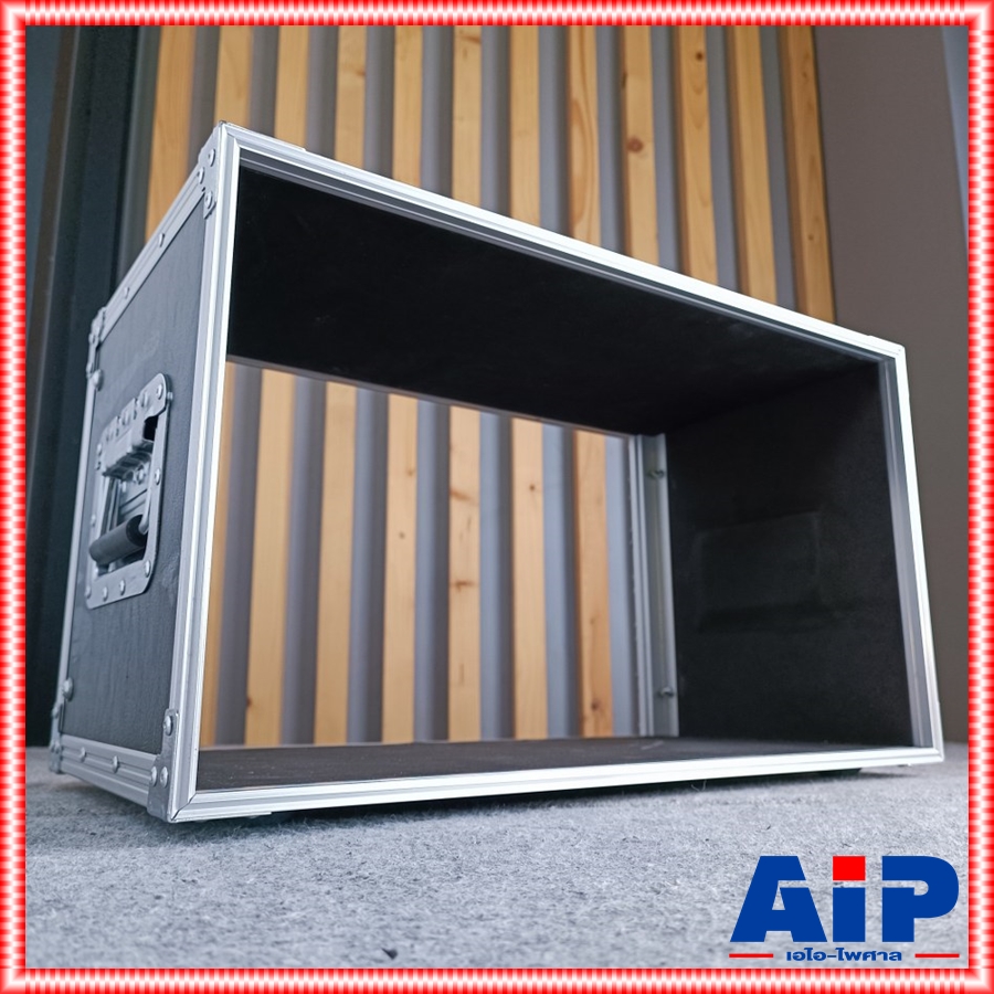 สีดำ RACK BL-6 สีดำ เปลือยหน้า-หลัง ลึก11นิ้ว แร็คใส่เครื่องเสียง COMPACT ไม่มีฝาปิด คอมแพ็ค BL 6 BL6 เอไอ-ไพศาล