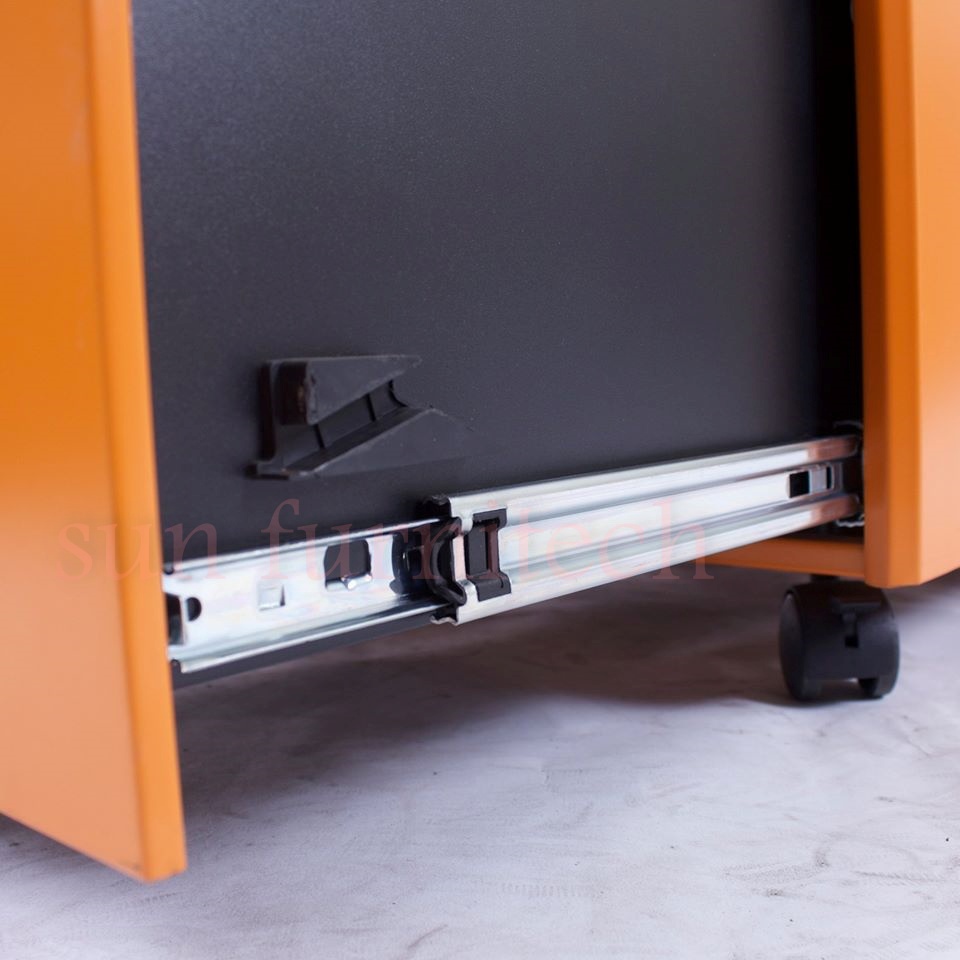 ตู้ลิ้นชักเหล็ก 3 ลิ้นชัก, ตู้เหล็ก 3 ลิ้นชักล้อเลื่อน มีระบบป้องกันการล้มในตัว Taiyo รุ่น PD-63