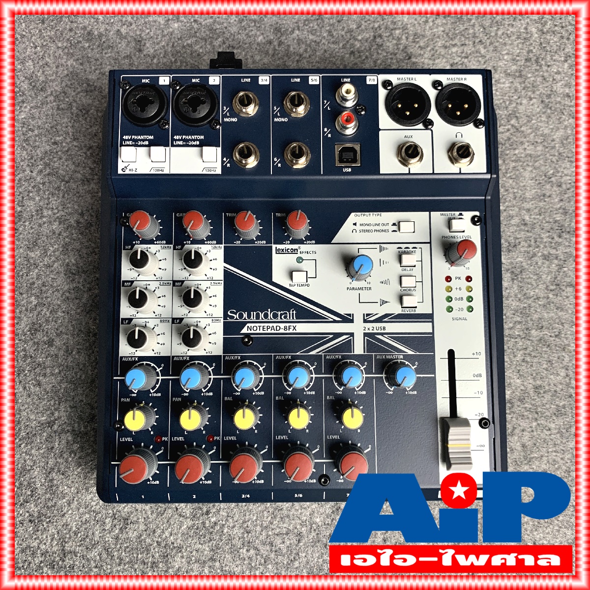 SOUNDCRAFT NOTEPAD-8FX MIXER มิกซ์ มิกเซอร์ เครื่องปรับแต่งเสียง เครื่องเสียง เครื่องปรับเสียง เอไอ-ไพศาล +++