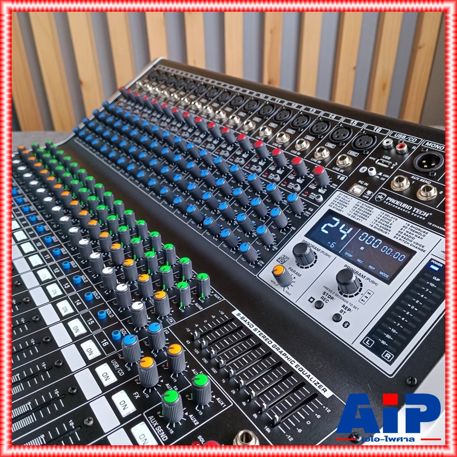 PROEUROTECH P-16FX MIXER รุ่นใหม่ มิกเซอร์ 16 ช่อง เอฟเฟคแท้ พร้อมฟังชั่นที่หลากหลาย บูลทูส P 16 FX P16FX เอไอ-ไพศาล