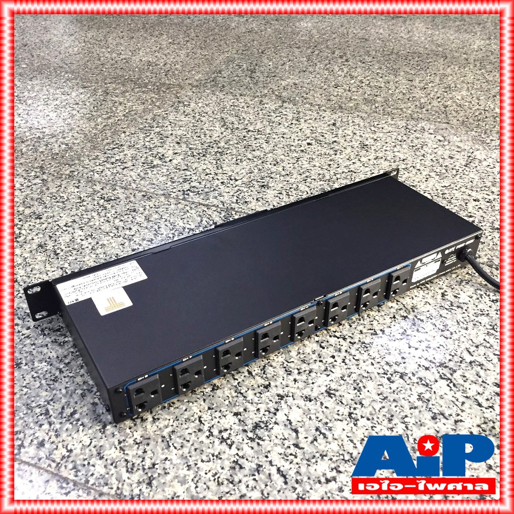ปลั๊กไฟใส่RACK NPE PDR112V 12ช่อง โชว์V PDR-112V ปลั๊กไฟใส่แร็ค รางปลั๊กไฟยึดแร็ก 12ช่องเสียบ เอไอ-ไพศาล +++