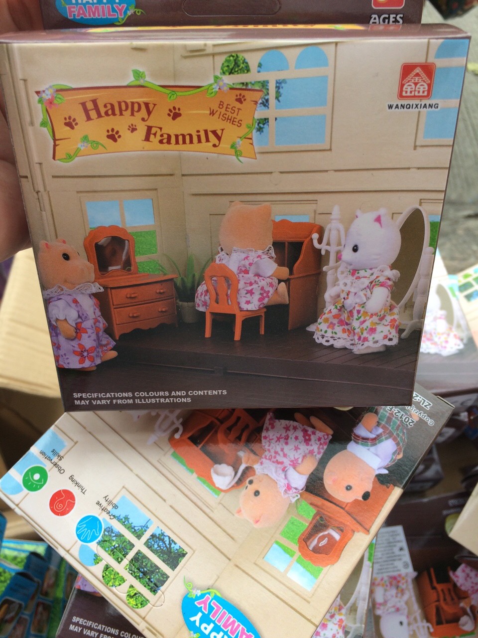 012-05B ของเล่นเด็กชุดเฟอร์นิเจอร์ห้องแต่งตัวเหมือนงานซิวาเนีย ปลีกชิ้นละ