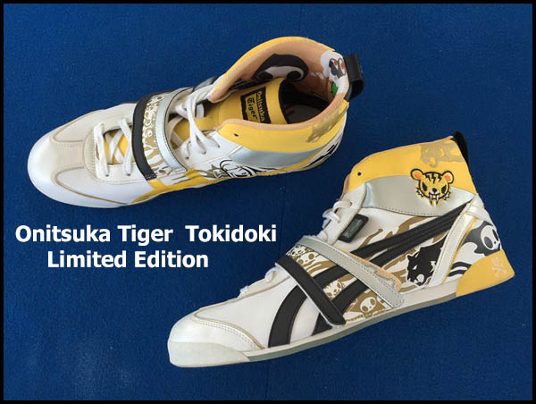 Onitsuka Tiger Tokidoki - White / Yellow Black (Hi) ทรงหุ้มข้อ Show Case
