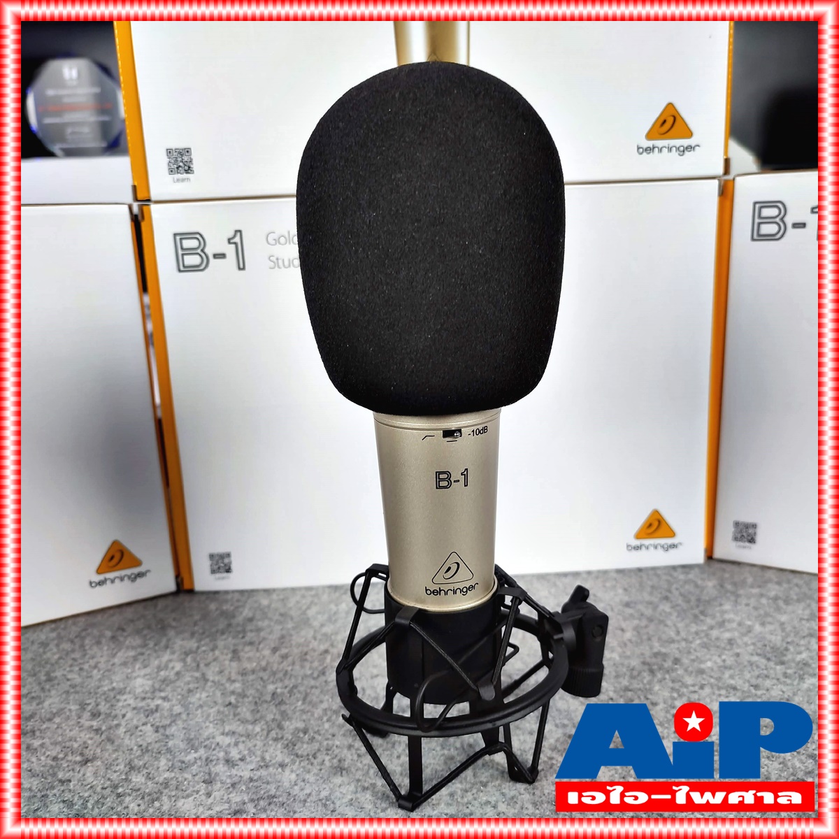 BEHRINGER B1 ไมค์สตูดิโอ CONDENSER MICROPHONE B 1 B-1 ไมค์ห้องอัด ไมค์ห้องส่ง ไมค์สตู ไมค์โครโฟน เอไอ-ไพศาล +++