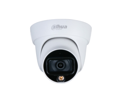 กล้องวงจรปิด Dahua 2MP Full-color Starlight HDCVI Eyeball Camera รุ่น DH-HAC-HDW1239TL(-A)-LED (2.8mm)