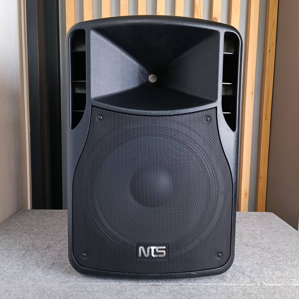 ใบละ NTS PD-15 ตู้ลำโพง15นิ้ว ตู้ลำโพง 15 นิ้ว 2 ทาง มีแป้นสำหรับสวมขาตั้ง และ สามารถวางทรงมอนิเตอร์ได้ PD15 PD 15 เอไอ-ไพศาล