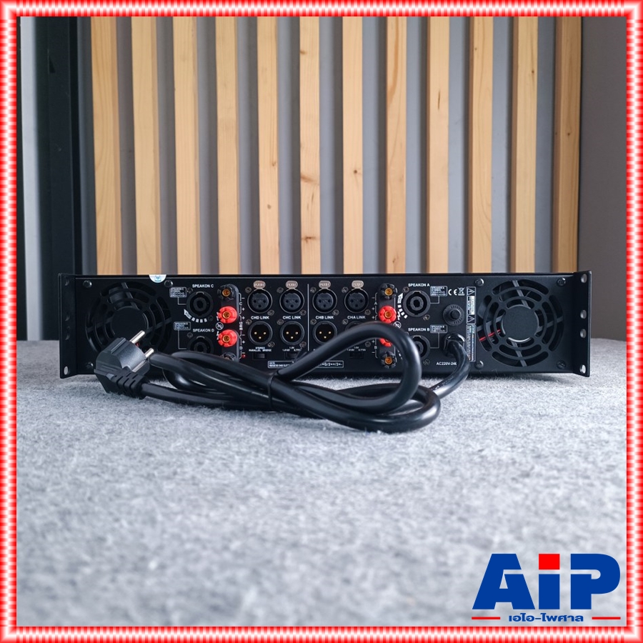 *มีจอ* PROEUROTECH 4600Q *รุ่นใหม่มีจอ* POWERAMP4CH โปรยูโรเทค แอมป์ขยาย 4 ช่อง 600 วัตต์ 4600 Q 4600Q เอไอ-ไพศาล