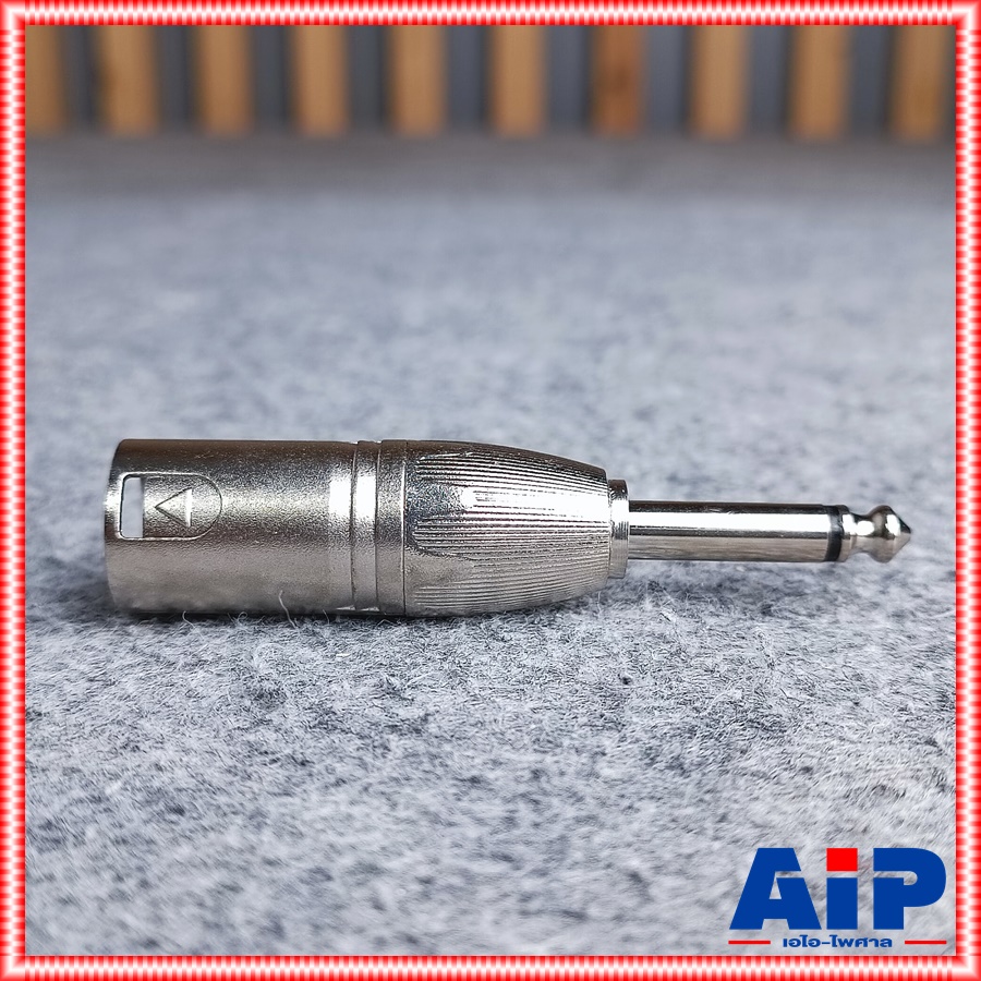 LIDGE YM-086 P.MIC MONO ท้าย P.CANNON YM086 YM 086 ปลั๊กไมค์โมโน ออก XLR ตัวผู้ แจ็คทด โฟนโมโน ออก cannon ตัวผู้