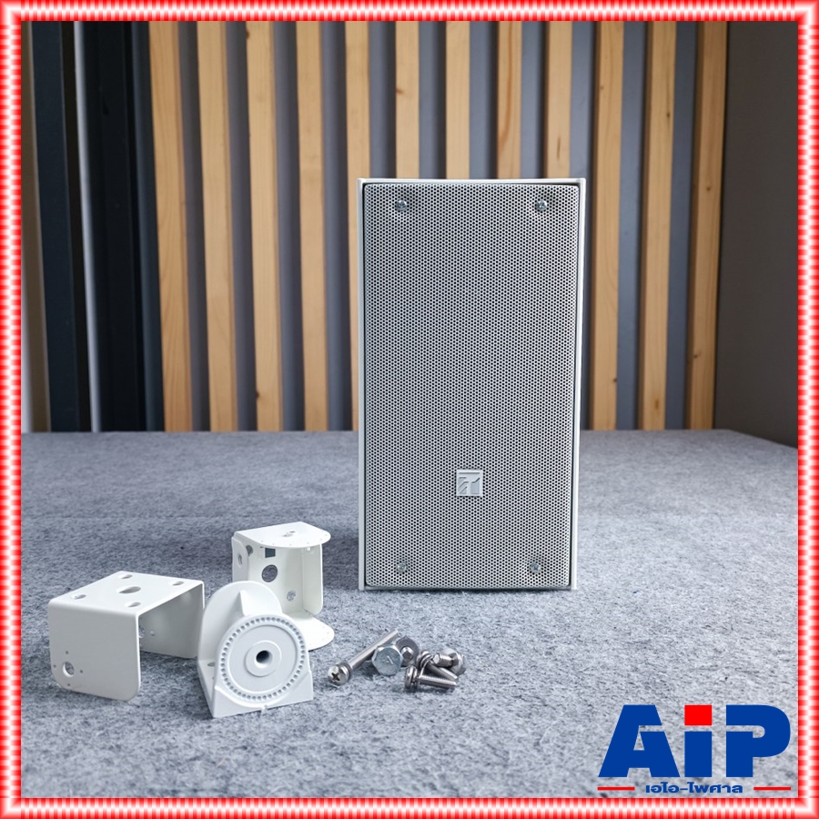 สีขาว TOA TZ-206W ตู้ลำโพง TZ 206W TZ206W TZ206 ตู้ ลำโพง คอลัมน์ 2×4 นิ้ว 20 วัตต์ Column Speakers 70V/100V เอไอ-ไพศาล