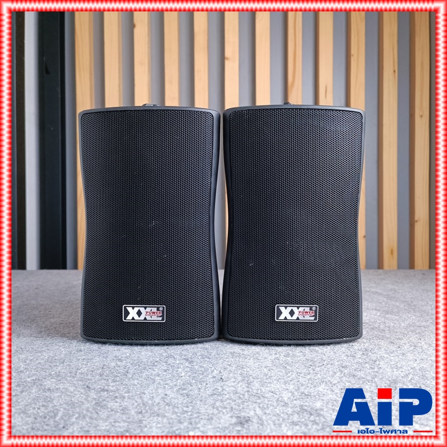 ลดล้างสต็อค XXL F-4 ลำโพงแขวน สีดำ ลำโพงติดผนัง ขนาด 4 นิ้ว พร้อมขาแขวน F 4 F4 เอไอ-ไพศาล