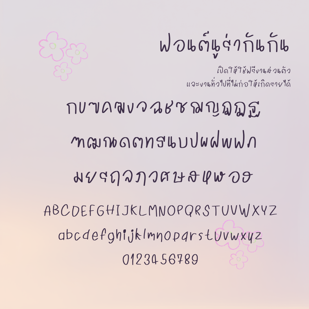 ฟอนต์นูร่ากันกัน