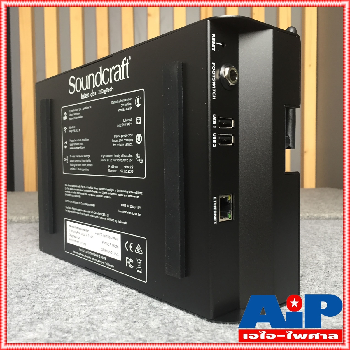 SOUNDCRAFT UI12 Digital Mixer มิกเซอร์ มิกดิจิตอล เครื่องปรับแต่งเสียง MIX UI 12 UI-12 เครื่องเสียง เอไอ-ไพศาล +++