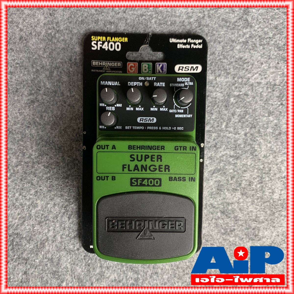 BEHRINGER SF400 เอฟเฟคกีต้าร์ Super Flanger เอฟเฟ็คเสียงแฟรงเจอร์ SF-400 SF 400 เอไอ-ไพศาล +++