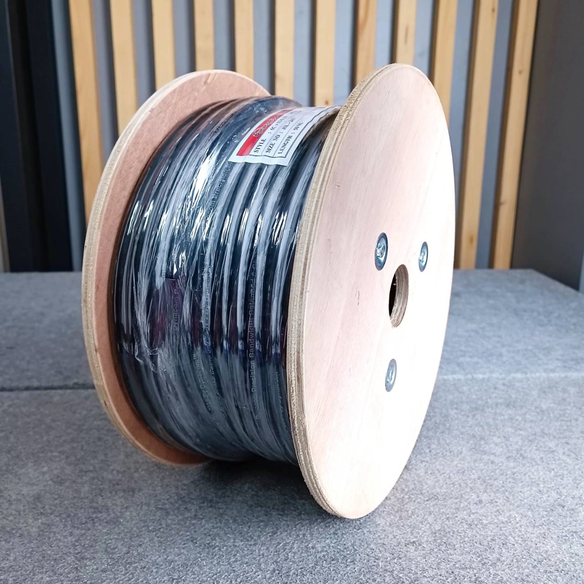 ล้อ50เมตร สายมัลติคอร์ 6คอร์ JSL-201(เมตร) สีดำ ล้อ50เมตร สายสัญญาณเสียง สาย6คอร์ JSL201 JSL 201 Multicore Cable เอไอ-ไพศาล