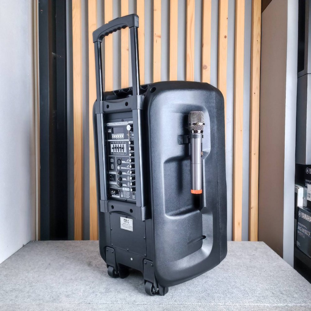 PROPLUS UX-15 ตู้ล้อลาก15นิ้ว ไมค์2ตัว UHF ปรับความถี่ได้ รองรับสัญญาณ Bluetooth บลูทูธ อัดเสียงได้ MP3/USB UX 15 UX15 ความถี่ใหม่ กสทช เอไอ-ไพศาล