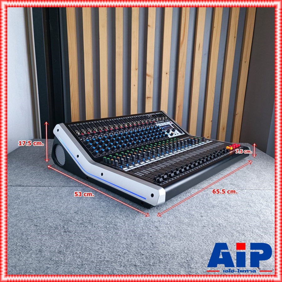 PROEUROTECH P-16FX MIXER รุ่นใหม่ มิกเซอร์ 16 ช่อง เอฟเฟคแท้ พร้อมฟังชั่นที่หลากหลาย บูลทูส P 16 FX P16FX เอไอ-ไพศาล