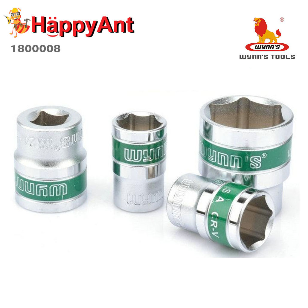 1800008 WYNN'S ลูกบล็อก1/2 19mm 6เหลี่ยม 4หุน WS005L