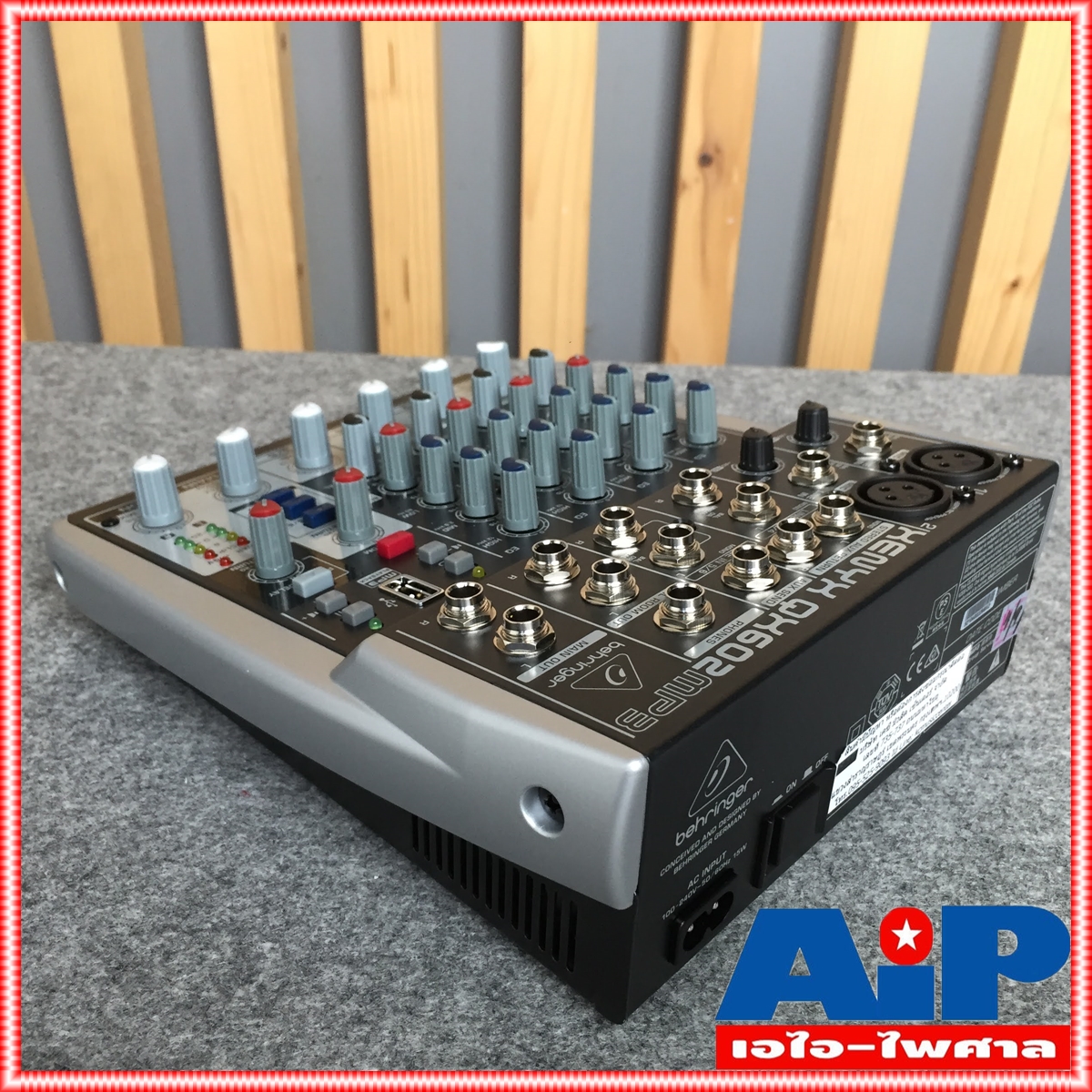 BEHRINGER XENYX QX-602 MP3 mixer มิก มิกเซอร์ QX 602 MP3 เครื่องผสมเสียง QX602MP3 ของแท้ ประกัน บ.บูเช่ 1ปี เอไอ-ไพศาล +++