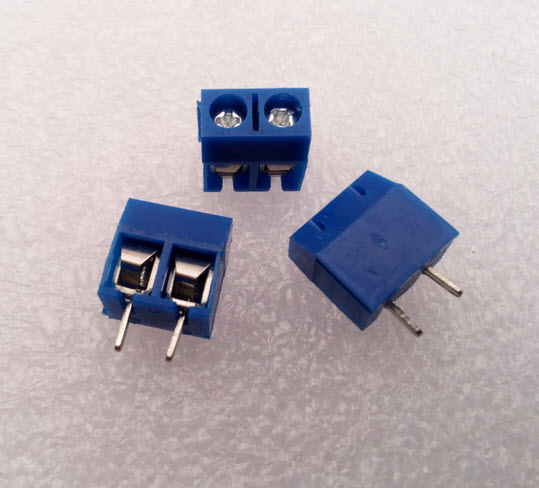 2 Poles 2 Way KF301-2P Screw Terminal Block Connector 5.0mm Pitch