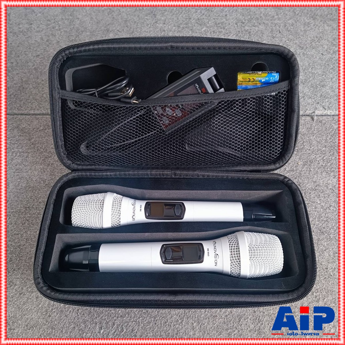 มี 5สี ให้เลือก SOUNDVISION DW-2GO ไมค์ลอยคู่ ดำ / ขาว / ฟ้า / ม่วง / ชมพู / เทา UHF ดิจิตอล ไมโครโฟนไร้สายคู่ DW 2GO DW2GO เอไอ-ไพศาล