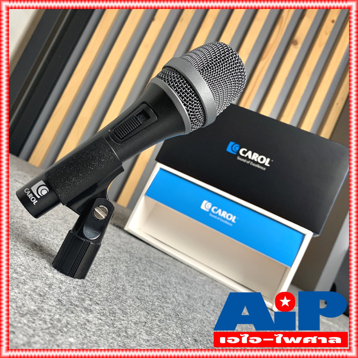 แถมสาย4.5เมตร Carol PS-1 ไมค์พร้อมสาย ไมค์สาย ไมค์ ไมโครโฟน Microphone Mic PS1 PS 1 สายไมค์ XLRหัวท้าย ไมค์ร้องเพลง