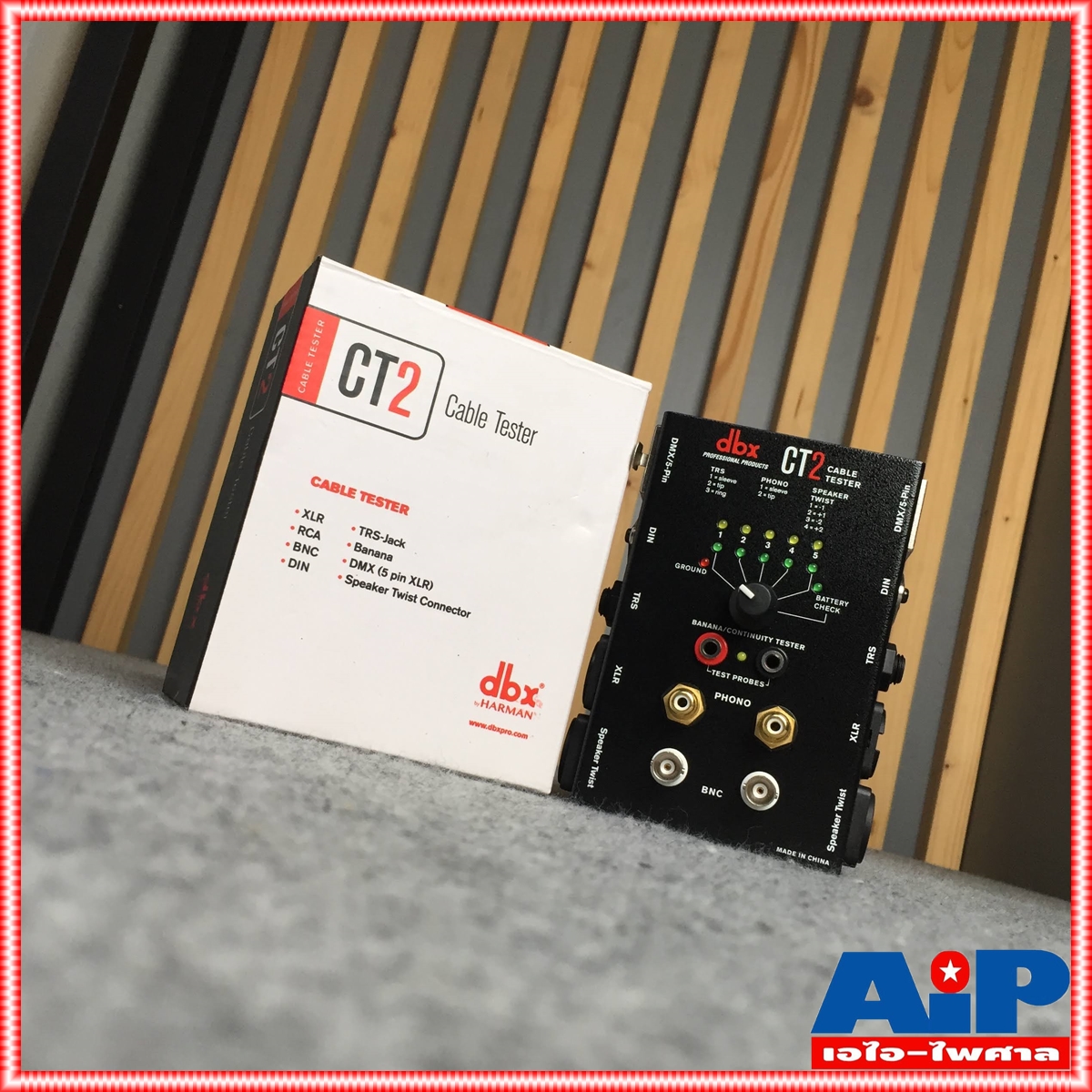 DBX CT2 cable tester ดีบีเอ๊กส์ CT 2 เครื่องเช็ค สายสัญญาณ เครื่องเช็คสาย เอไอ-ไพศาล +++