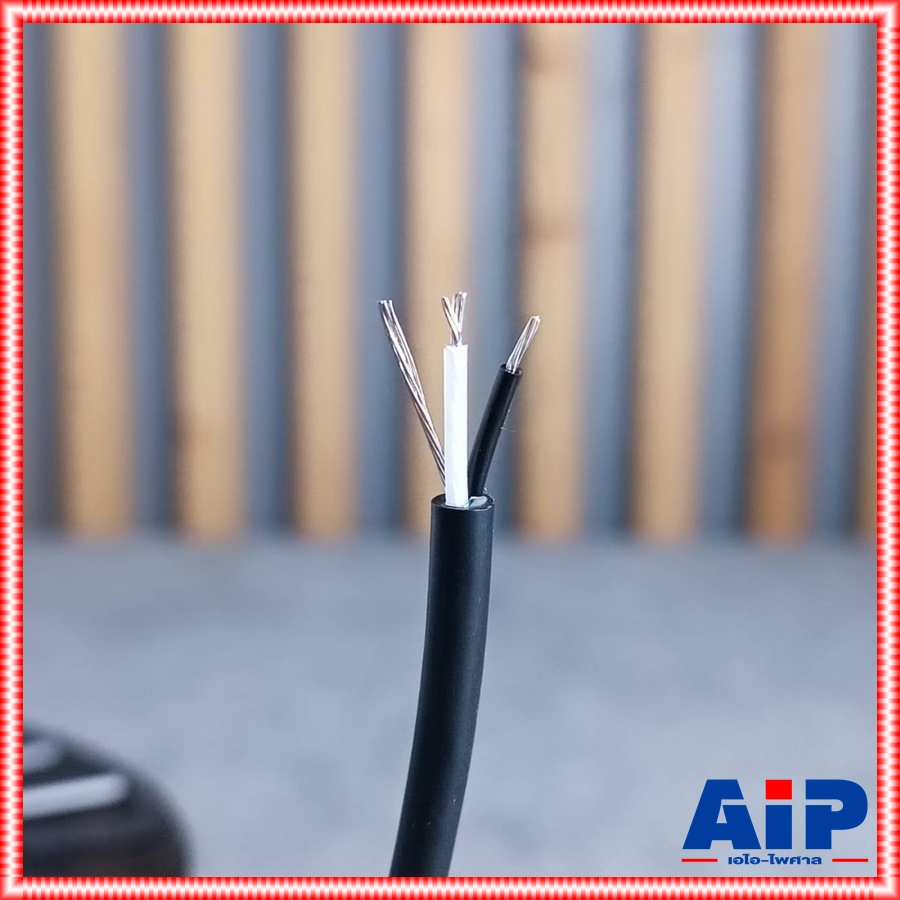 ขด100เมตร สายชีลด์ST Amphenol APH-AWIR022 4.5mm สายสีดำ สายชีลด์สเตอริโอ สายชีลด์4.5mm. เอไอ-ไพศาล