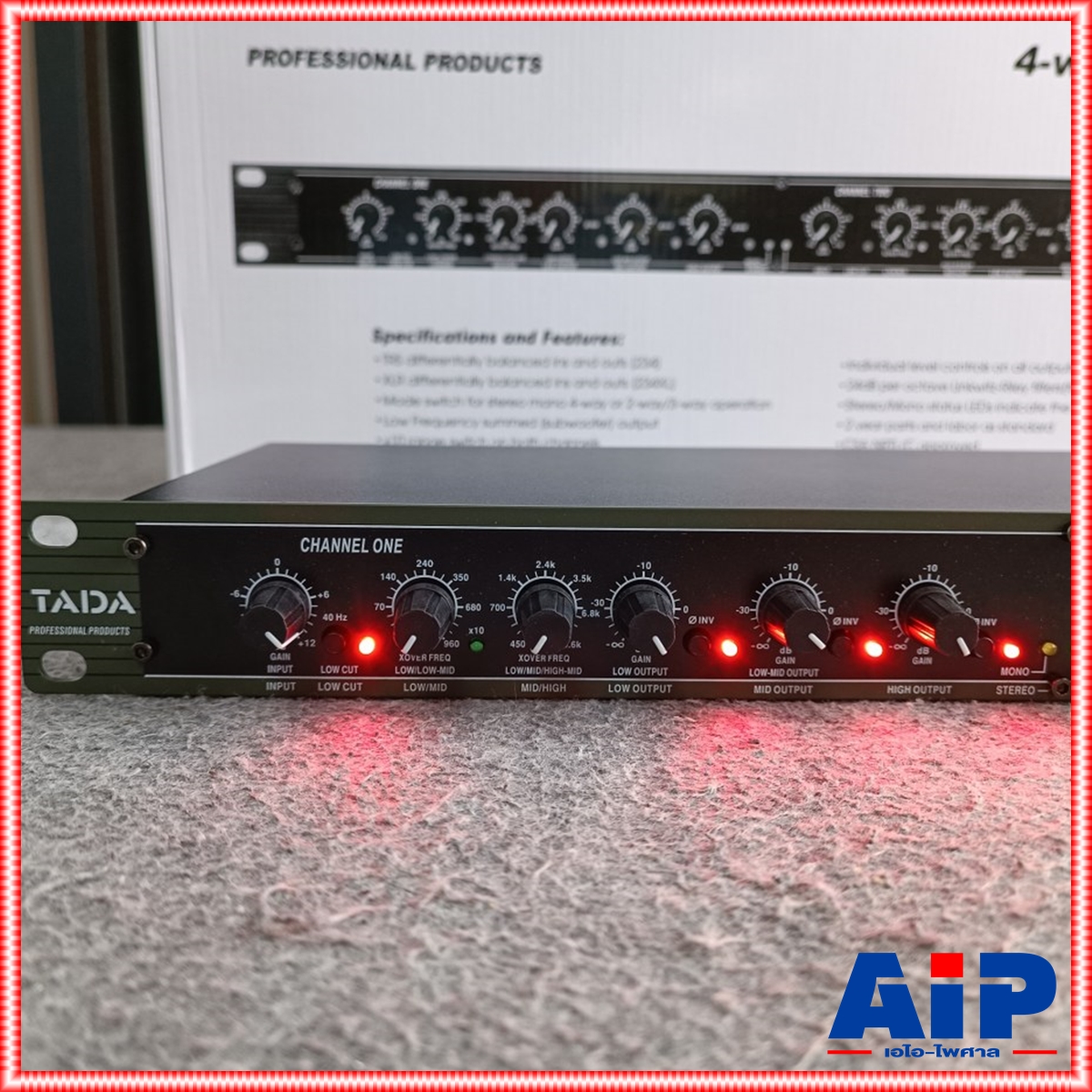 TADA 234XL crossover ครอสโอเวอร์อนาล็อก เครื่องแยกสัญญาณเสียง234XL Electronic crossover TADA รุ่น 234 XL ครอส2ทาง 234xl เอไอ-ไพศาล