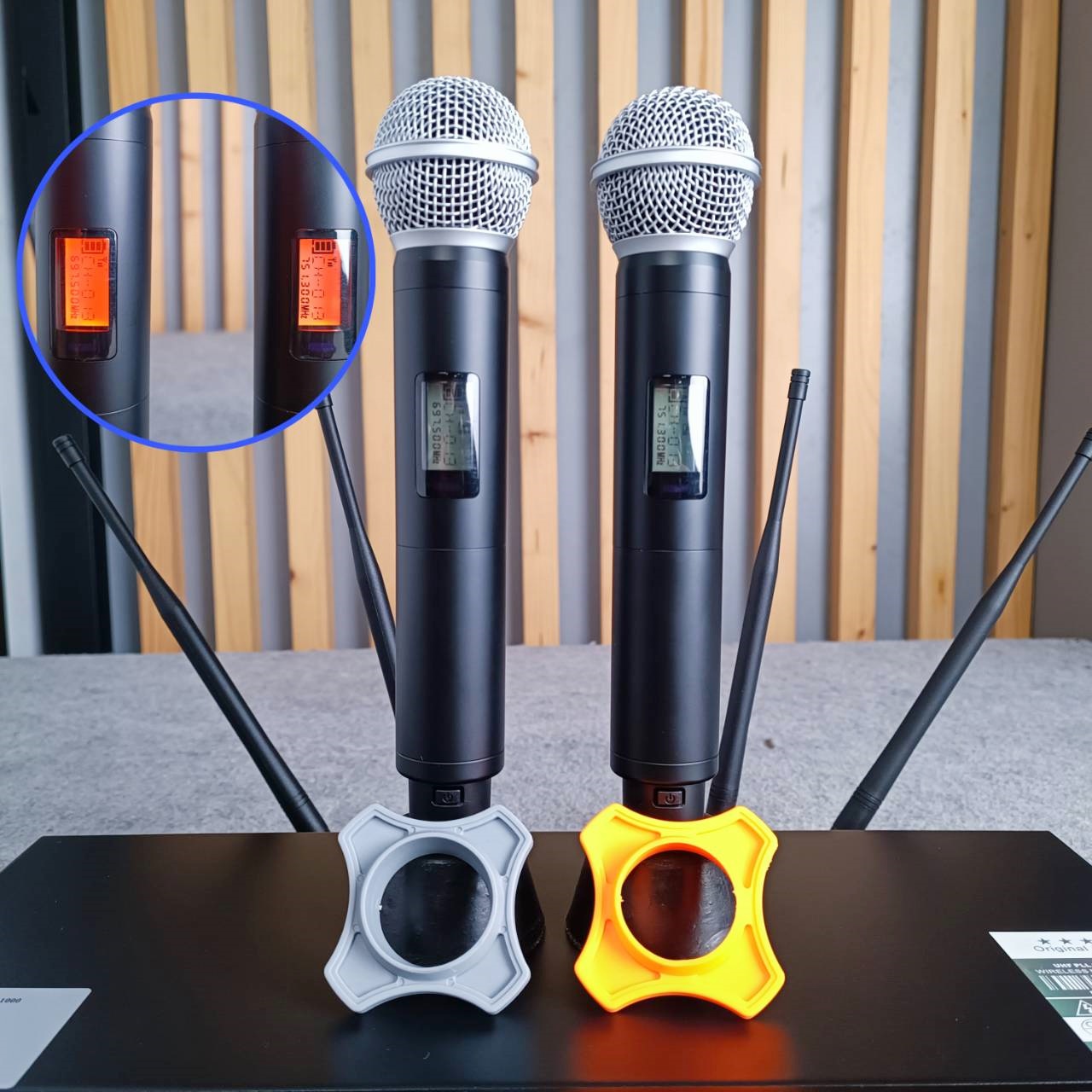 River Acoustics DM-1000 ไมค์ลอยคู่ ไมโครโฟน ไมค์ไร้สาย ไมค์ลอย มือถือคู่ DM 1000 DM1000 เอไอ-ไพศาล