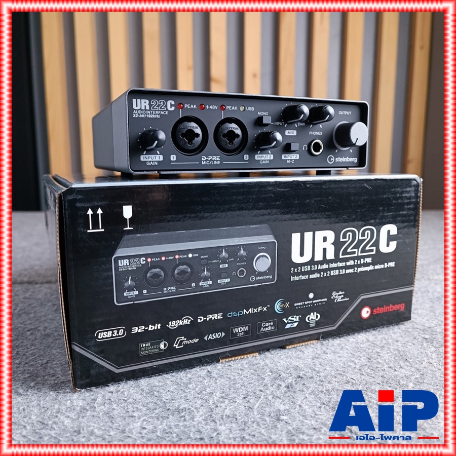 STEINBERG UR22C interface UR 22 C UR-22C ออดิโออินเตอร์เฟส Audio Interface เอไอ-ไพศาล