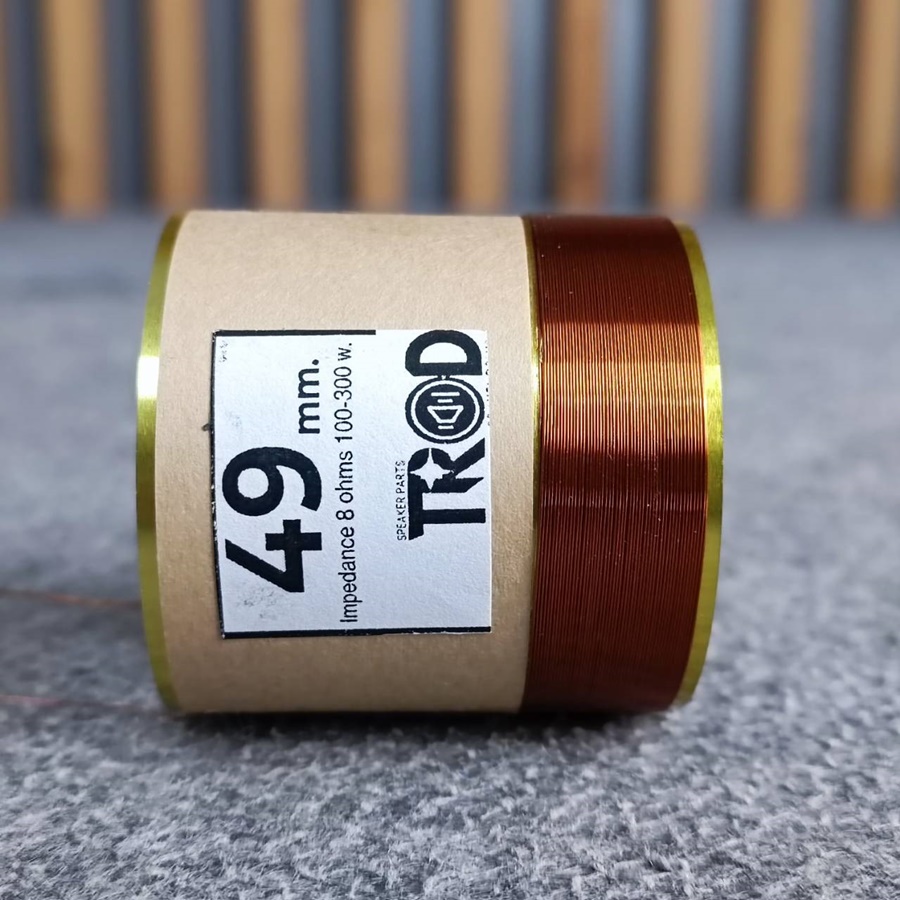 อลูมิเนียม วอยซ์ เบอร์49 อลูมิเนียม วอยซ์ทั่วไป วอยซ์เทียบเบอร์49 VOICE COIL วอยล์ ลำโพง ดอกลำโพง อะไหล่ลำโพง เอไอ-ไพศาล