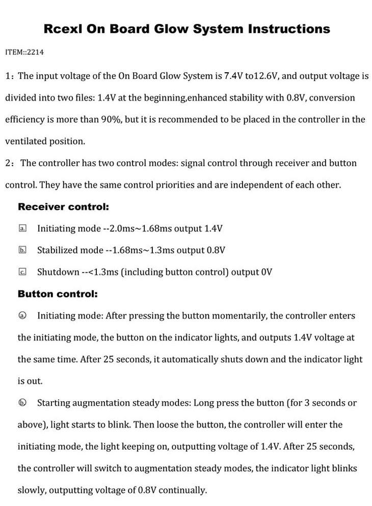 RCEXL : ที่จุดหัวเทียน แบบใช่รีโมท Glow Plug Driver