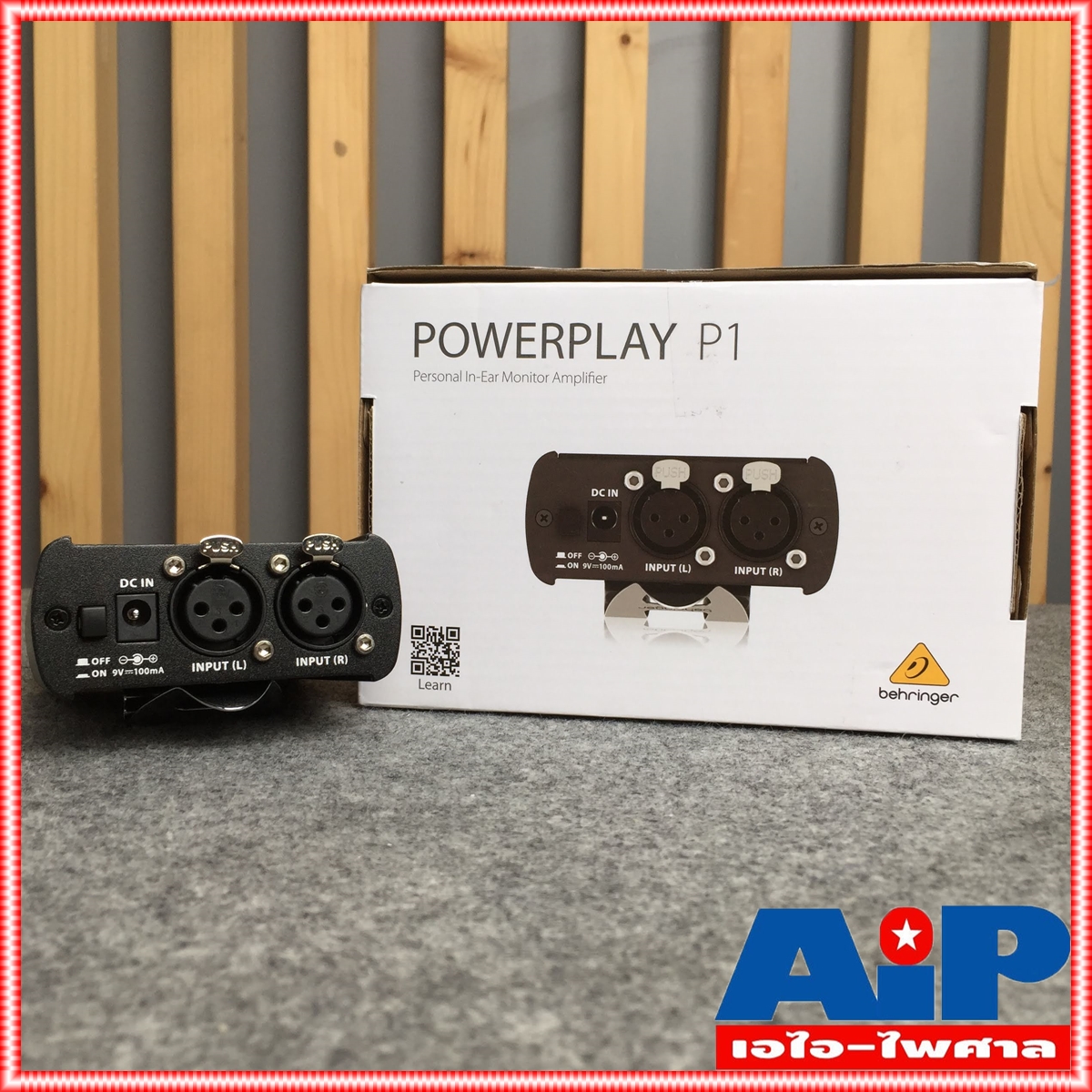 BEHRINGER P-1 in-ear monitor amplifier EarMonitor เครื่องช่วยฟัง หูฟังMonitor เครื่องเสียบหูฟัง เอไอ-ไพศาล +++