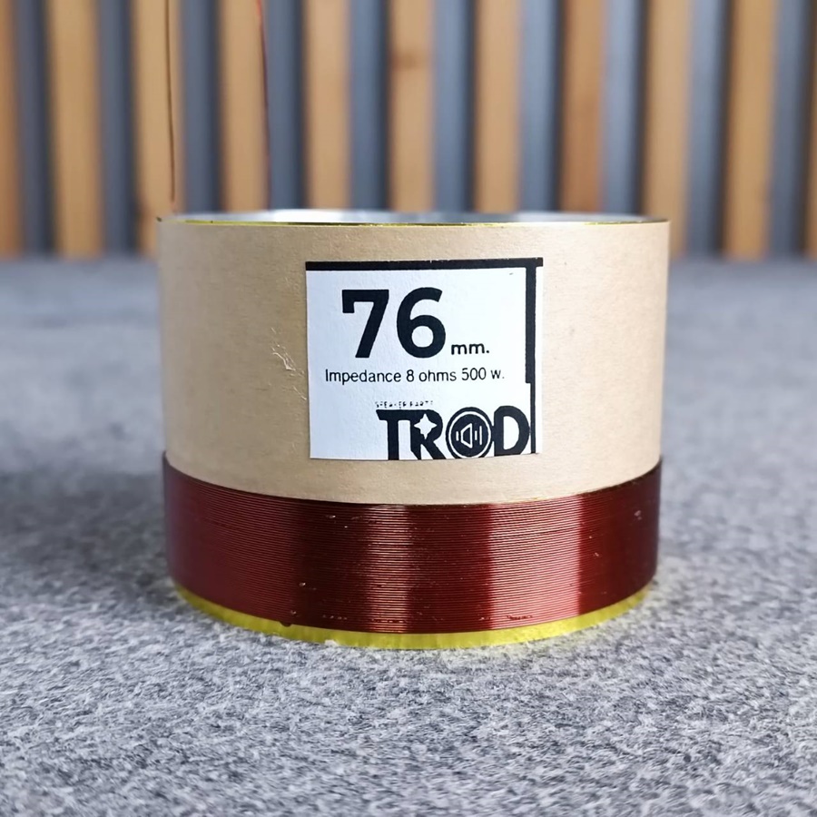 อลูมิเนียม วอยซ์ เบอร์76 อลูมิเนียม วอยซ์ทั่วไป วอยซ์เทียบเบอร์76 VOICE COIL วอยล์ ลำโพง ดอกลำโพง อะไหล่ลำโพง เอไอ-ไพศาล