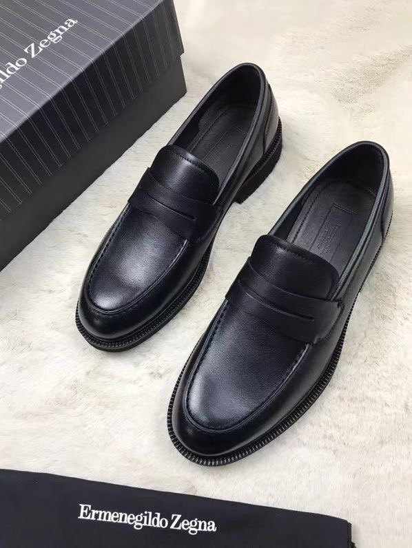 **do** รองเท้าหนัง Zegna Siena Flex Shoes ของผู้ชาย สินค้าใหม่ ของแท้